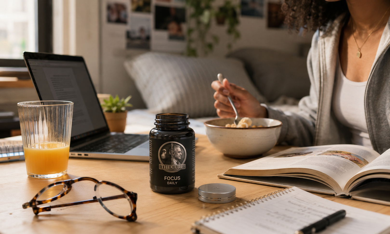 The Cure Focus Daily packaging concept